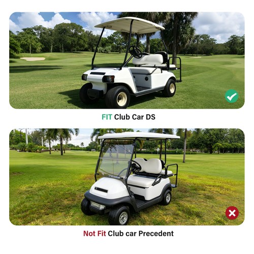 For Club Car DS 1982+ Golf Cart Carbon Fiber Style Dash Board Cover Assembly - Picture 4 of 13