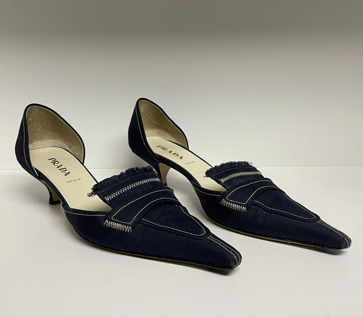 PRADA Low (1-1.9 in) Heel Height with Vintage Heels for Women for