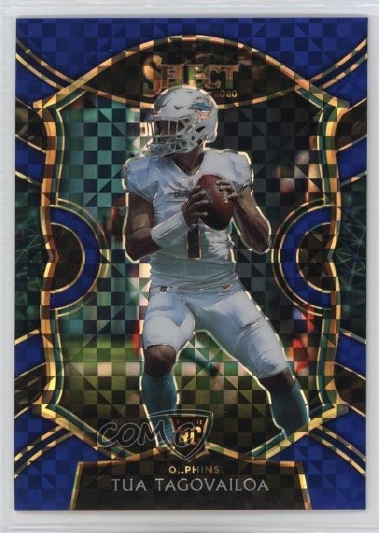 2020 Panini Select Concourse Blue Prizm /175 Tua Tagovailoa #45 13c1