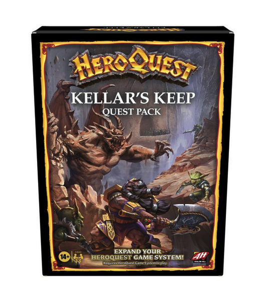 Kellar's Keep Quest Pack Erweiterung In Englisch FüR Heroquest Hasbro-image