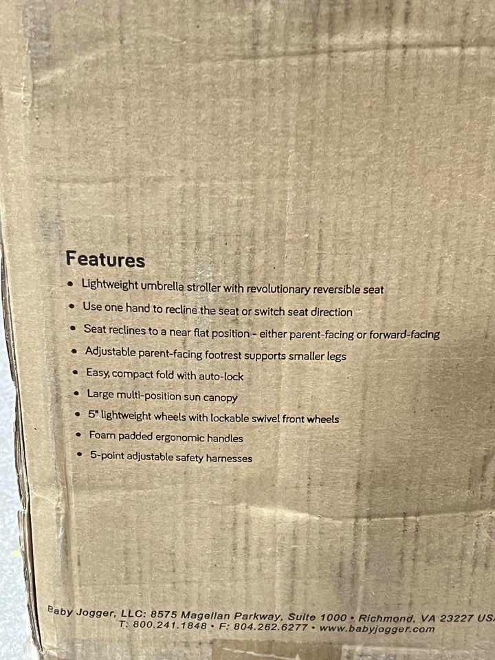 Baby Jogger Vue Lite Citrus BJ27445 Single Seat - Image 4 of 4