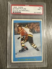 1959 Topps #60 Action Picture, PSA 7 #30144481, Pilote, MacKell 