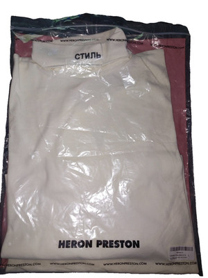 Heron Preston NF CTNMB LS Rollneck   Black/White   Gr. L   Neu mit Etikett