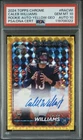 2024 Topps Chrome Caleb Williams Yellow Geometric 65/75 Gem Mt 10 Auto 10