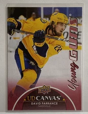 2021-22 Upper Deck Series 1 - Ud Canvas Young Guns David Farrance #C98 (RC)