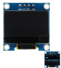 0.96" I2C IIC Serial 128X64 128 64 Blue OLED LCD LED Display Module for Arduino
