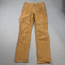 Dickies Cargo Pants Womens 5 /27 Brown Straight Leg Twill Workwear