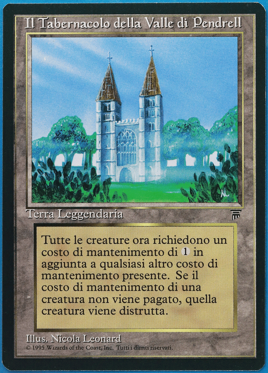 The Tabernacle at Pendrell Vale Legends (ITALIAN) NM Rare CARD