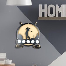 Golf Ball Holder Display Wall Mount Decor Golfer Gift Sturdy Collectible Iron