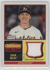2025 Topps Heritage Clubhouse Collection Relic Zack Gelof #CCR-ZG 1ta7