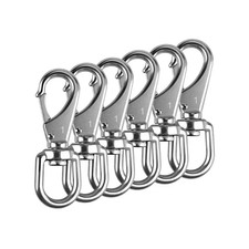 304 Stainless Steel 3.5 In. Heavy Duty Swivel Snap Hooks for Flagpole Rope Dog L