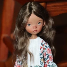 1/6 Landoudou BJD Doll SD Resin Joint Face Makeup Eyes Cute Girl Handmade Gifts