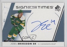 2022-23 SP Authentic Sign of the Times Joel Eriksson Ek #SOTT-JE Auto 1d96