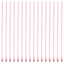 20Pcs Ball Bead Chain, Metal Ball Chain for Hanging Ornament,Pink