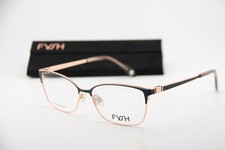 NEW FYSH 3740 M204 BLUE ROSE GOLD GUNMETAL AUTHENTIC EYEGLASSES 56-15