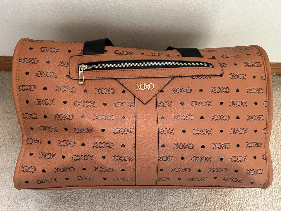 Bolso de Mano XOXO Valentine Kiss Cuero PU Grande de Viaje Marrón (Sin Correa) Foto 4 de 4