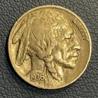1936 Buffalo Nickel – U.S. 5¢ Coin - Nearly Full Horn