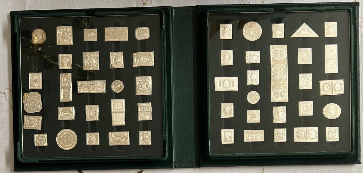 コレクション International Society of Postmasters INTERNATIONAL SOCIETY OF POSTMASTERS SILVER PROOFS OF 50 WORLD
