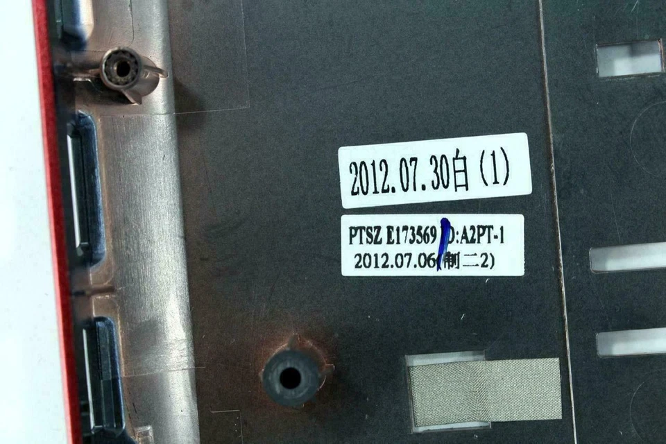 LOTE x 5 Genuinos OEM Dell Vostro 3450 50DJM Conjunto Base Inferior Rojo 50DJM Foto 3 de 4