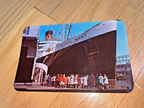 1950 - 2 postales de Nueva York S.S. REINA ELIZABETH & S.S. REINA MARY - horizonte - Imagen 4 de 5