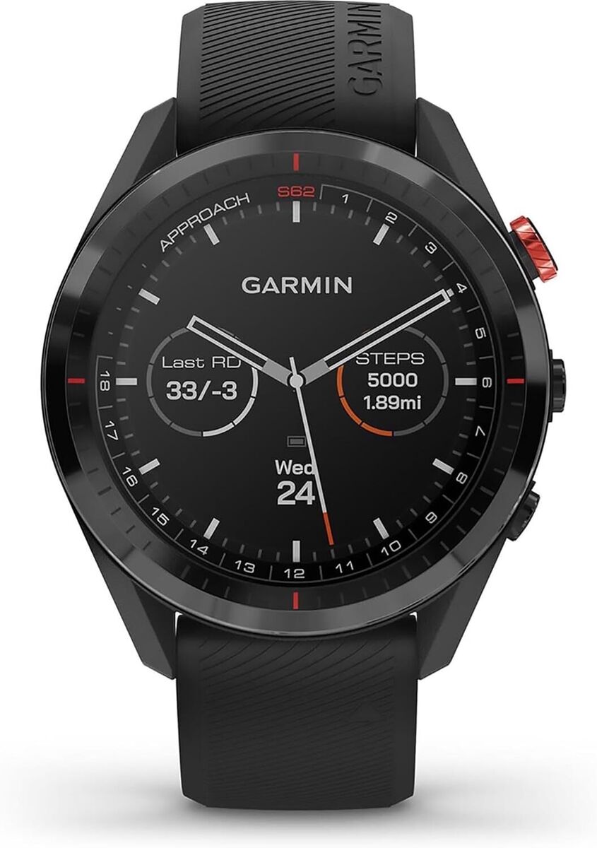 Garmin Approach S62 Premium Golf GPS Watch - Black for sale Garmin Approach S62 Premium Golf GPS Watch - Black for sale