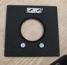 Sinar F P Norma fit lens board adaptor panel to Linhof 69 III board 82 x 75