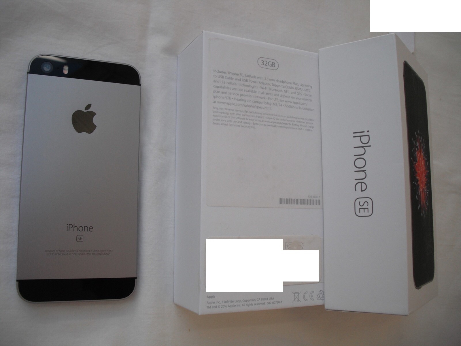 Apple iPhone SE - 32GB - Space Gray (AT&T) A1662 (CDMA + GSM) for sale  online | eBay