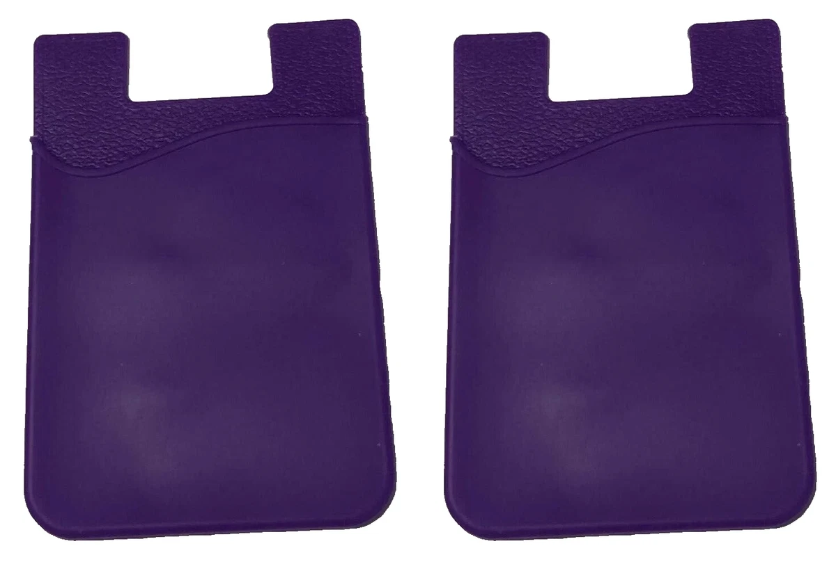 silicone credit card sleeve Universal Silicone/Gel/Rubber Card Pocket Cell Phone Wallet Cases for sale
