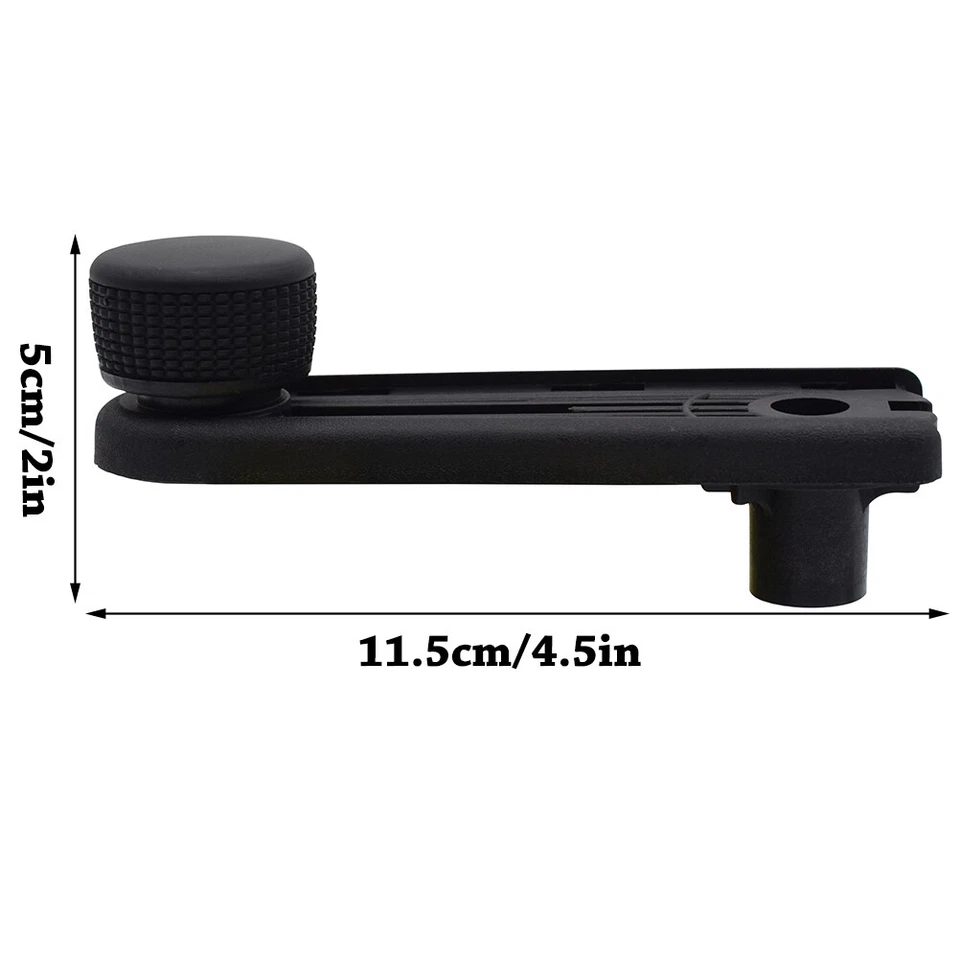 2Pc Car Window Winder Handle Crank Replace For VW Transporter T4 Passat Carrado - Image 4 of 4