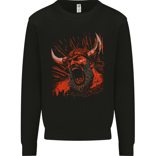 Sweat à Capuche Unisexe Viking - Message Humoristique - 80% Coton - Fait Main En Allemagne - Neuf Avec étiquette