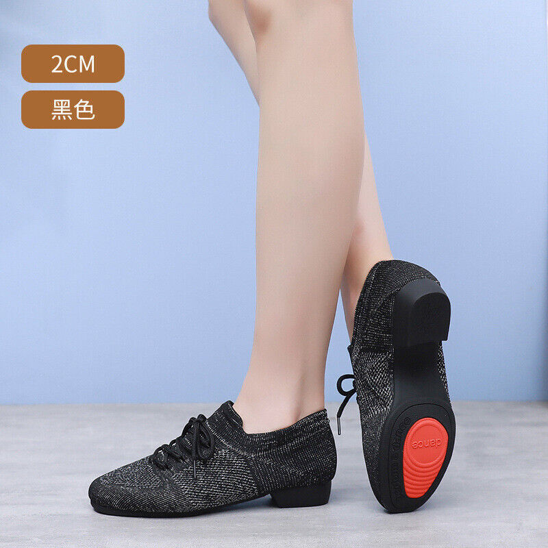 SAOLA Scarpe da ballo da donna pantofole latine per adulti suola morbida scarpe da allenamento danza