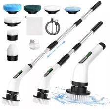 7 IN 1 Electric Spin Scrubber Cordless Power Cleaning Brush Rechargeable Cleaner