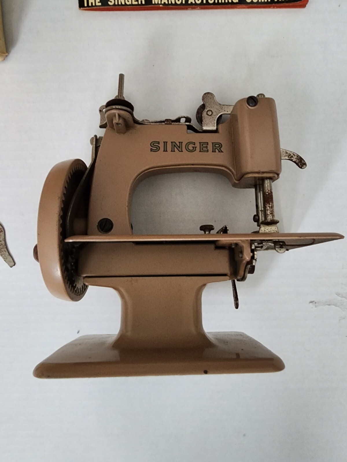 Vintage Singer Sew Handy Model 20 Child's Hand Crank Sewing Machine,VGC