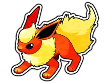 Flareon Waterproof Vinyl Sticker Decal Die-Cut 