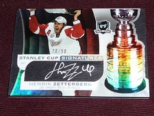 2008-09 The Cup Henrik Zetterberg 20/50 Stanley Cup Signatures Autograph L@@K!!!