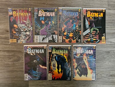 Batman 502 503 504 505 506 507 & 508 Knightquest Crusade Lot Of 7 DC Comics 1994