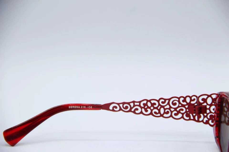 NEW JEAN LAFONT SERENA 216 RED HORN GUNMETAL AUTHENTIC FRAMES SUNGLASSES - Image 3 of 4