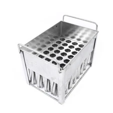 Commercial Ice Cream Stick Mold Stainless Steel 40 Pcs Spiral Popsicle Mold