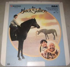 The Black Stallion. CED Videodisc. Teri Garr  Mickey Rooney. Rare.