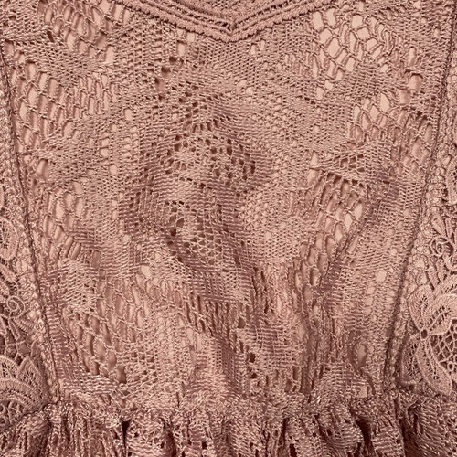 Knit Works Dress Plus Size 16.5 Pink Floral Crochet Overlay Soft Girl Fairy $68 - Picture 8 of 13