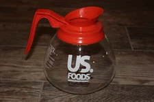 US Foods 8 Cup Restaurant Commercial Bunn Coffee Pot Carafe Schott Duran Decaf