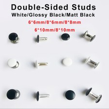 Double Cap Rivets Stud Rapid Rivets Leather Craft Repair 6 6/8 6/8 8/6 10/8 10mm