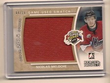 NICOLAS MELOCHE 2014-15 ITG HEROES & PROSPECTS GAME USED JERSEY SWATCH /15