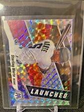 Starling Marte 2021 Panini Mosaic Prizm Launched Insert Miami Marlins