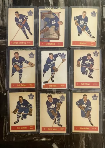 1957-58 PARKHURST COMPLETE HOCKEY SET (50) RARE 17 RC MAHOVLICH RC SIGNED 1 OF 1