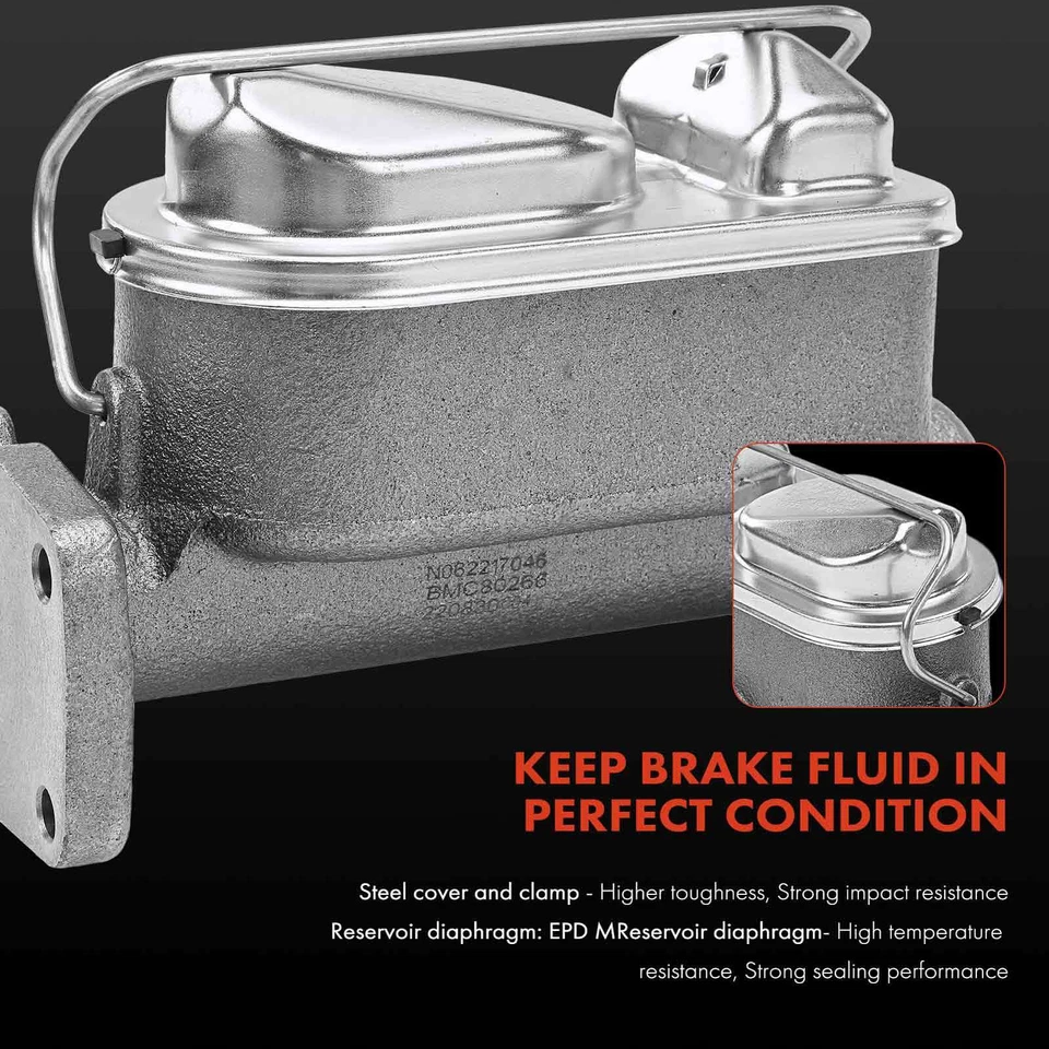 Cilindro maestro de freno con depósito para Plymouth Scamp Valiant Duster 1973-1974 Foto 3 de 4