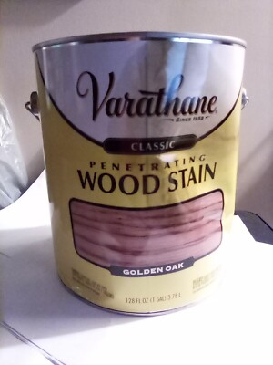 NEW RUSTOLEUM VARATHANE WOOD STAIN GOLDEN OAK 1 GALLON FREE SHIPPING
