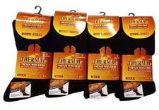 6x Mens Thermal Diabetic Socks Thick Winter Warm Non Elastic Work Sock Size 6-11