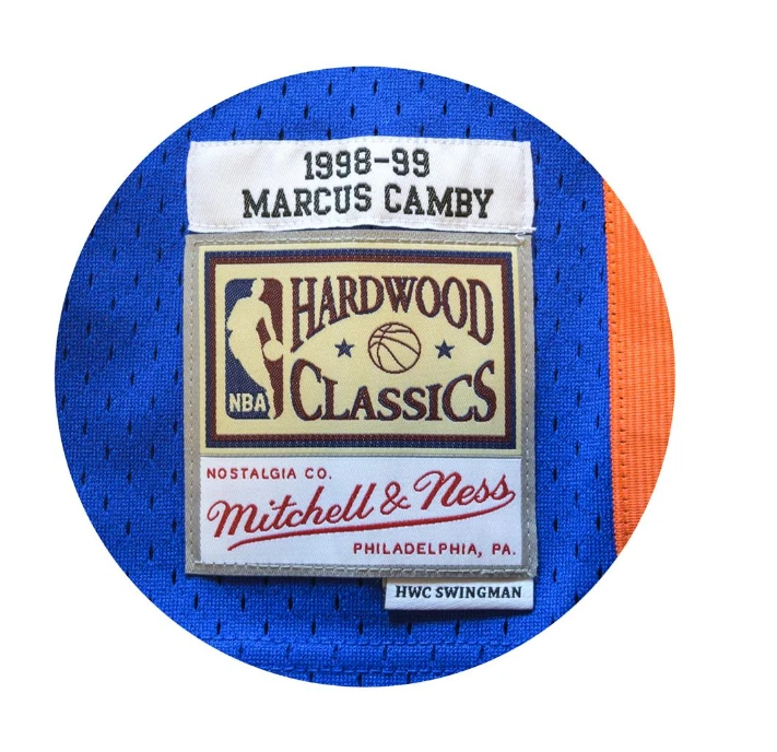 Mitchell&Ness Maillot NBA Swingman New York Knicks - Marcus Camby #23 Royalblue - Photo 4/4