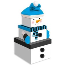 Christmas Snowman Design Stackable Large Boxes
